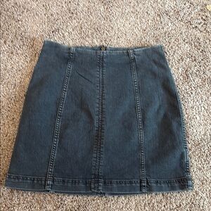 Free people denim skirt